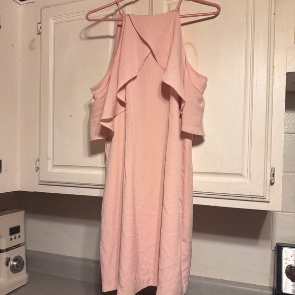 Nordstrom Cynthia Steffe Pink Cold Shoulder Sheath Dress - Picture 1 of 5